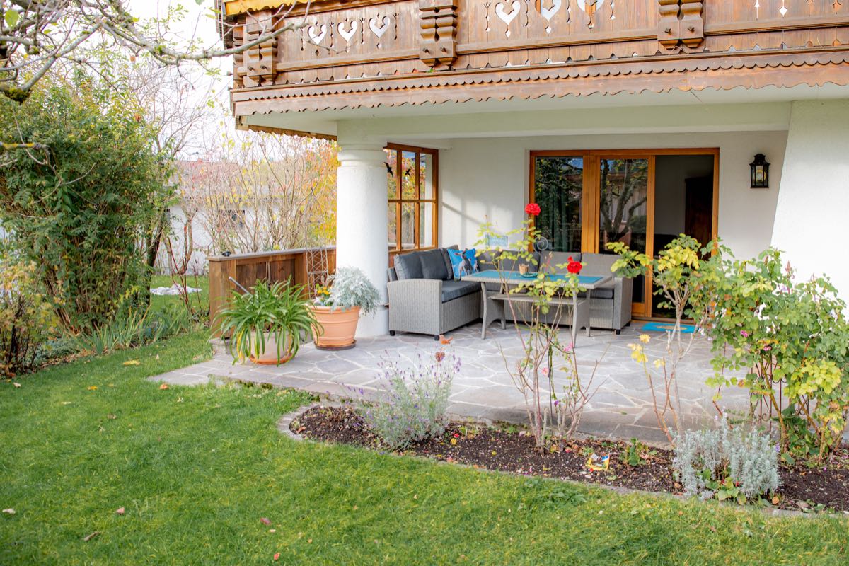 Zugang zum Garten – Terrasse